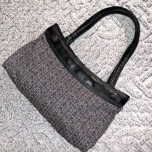 Thirty-One Black Patterned Shoulder Bag